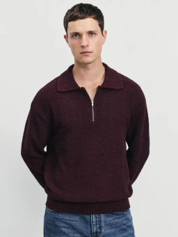 Джемпер relax fit на молнии / Zarina