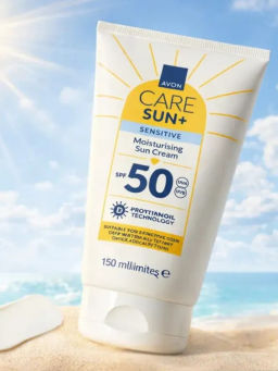 Солнцезащитный крем для лица и тела для чувствительной кожи SPF 50, 150 мл - Avon фото 5