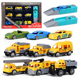 Набор машин "Инженерный городок" в коробке