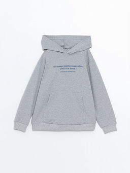 Kap??onlu Erkek ?ocuk Sweatshirt