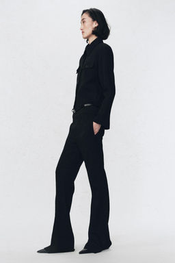SOSHIOTSUKI X ZARA TURN-UP WAIST TROUSERS  фото 9