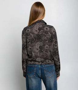 Блуза #КТ2580 (1), графит - Dommod фото 3