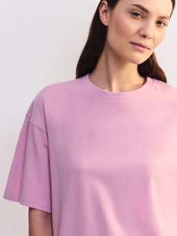 Футболка оверсайз из хлопка ZR2605013413-92 / Zarina