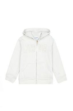K_z _ocuk Ta_ Fermuarl_ Basic Sweatshirt