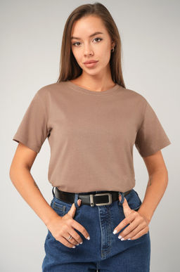 Женская базовая хлопковая футболка Happyfox