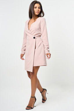 Офисное платье в полоску - Fly фото 18