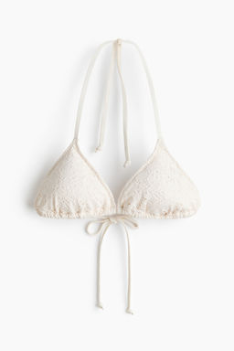 Top de bikini triangular con relleno