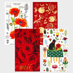 Набор кухонных полотенец Доляна Тебе, 35х60см-4шт, 100% хлопок