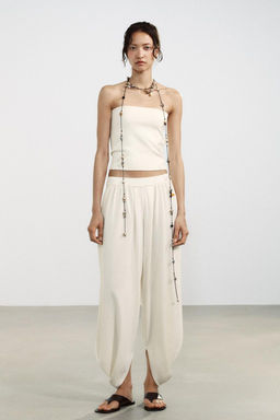 PUFFY KNIT TROUSERS - Zara фото 5