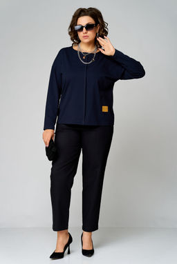 Джемпер Bliss 8069 темно-синий