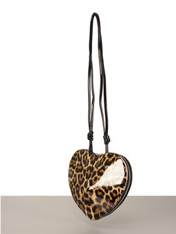 LACCOMA сумка НИ836-лепард черный натуральная кожа хлопок