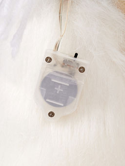 Фигура текстиль «Новогодний лосик» 58 см, 10 LED, от батареек АА×3, свечение тёплое белое