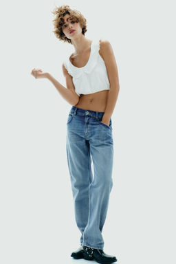 BUTTON-UP COLLAR TOP - Zara фото 10