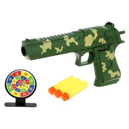 Пистолет Войн, с мишенью, стреляет мягкими пулями