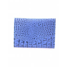 Обложка для паспорта Croco-П-402 (5 карм) натуральная кожа голубой кайман (13) 264843  фото 2