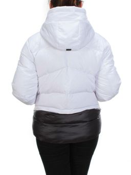 21068 WHITE Куртка зимняя женская FLANCE ROSE (200 гр. холлофайбера) - Фабричный китай фото 5