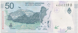 Банкнота 50 песо 2018 года Аргентина