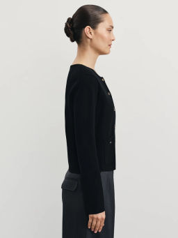 Вязаный кардиган из вискозы / Zarina фото 4