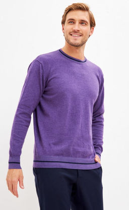 Джемпер P321-15322 violet-d.blue - Primm фото 8