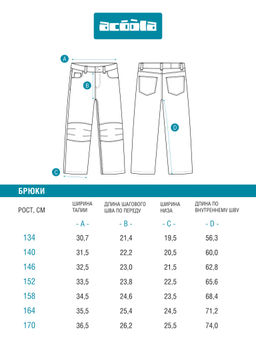 ACOOLA / Брюки джинсовые детские для мальчиков Nomu черный фото 7