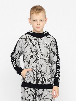 CRB wear/CWJB 63322-11-338 Толстовка для мальчика,светло-серый меланж/Ex.Cherubino
