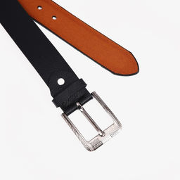 Ремень мужской, ширина 3.5 см, винт, пряжка металл, цвет чёрный - Simaland фото 2