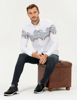 Ye_il Slim Fit Uzun Kollu G_mlek