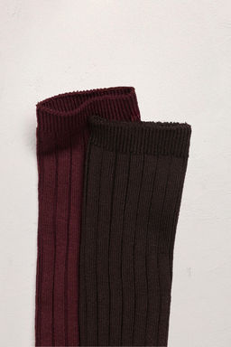 2-PACK OF LONG RIBBED SOCKS LIMITED EDITION - Zara фото 2