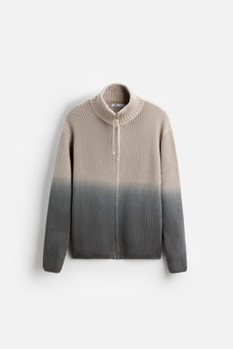 GRADIENT ZIP-UP CARDIGAN - Zara фото 6
