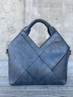 Женская сумка из эко кожи 0025 Джинсовый - Sergio valentini фото 2