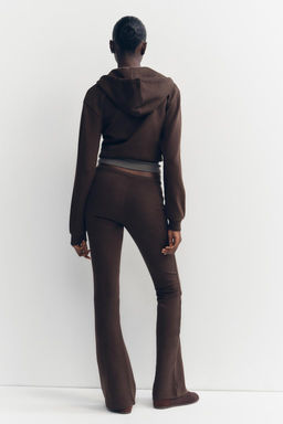 CROPPED INTERLOCK SWEATSHIRT - Zara фото 22