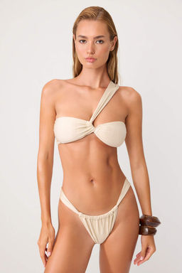 Bej Straplez Kapl_ T_nelli Normal Bel Regular Bikini Tak_m_ TBESS26BT00042 - Trendyolmilla фото 2