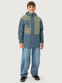 Куртка 4м5526 деним/фисташка - Nikastyle фото 2