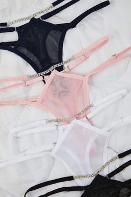 Cok Renkli 4lu Paket Tul Aksesuar Detayl? Tanga Orme Kulot THMAW26KU00045 - Trendyolmilla фото 2