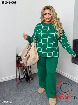 Костюм женский с рисунком