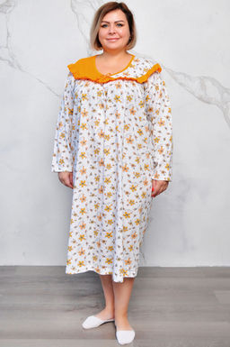 Арт. 2540 Ночная сорочка с дл. рукавом Цвет:ассорти