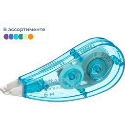 Корректирующая лента Attache Economy 5ммх6м, цвет ассорти, AN  фото 2