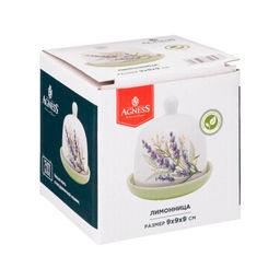 Лимонница AGNESS "ДУША ПРОВАНСА" 9*9 СМ керамика арт. 358-2058