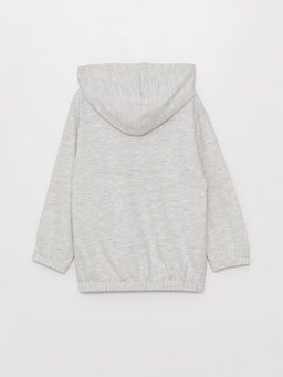 Kap??onlu Uzun Kollu K?z Bebek Fermuarl? Sweatshirt - Waikiki фото 3