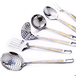 40451 Набор кухонных принадлежностей 7пр на подставке нерж/ст MB (х12) - Mayer&boch фото 3