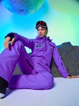 Женский сноубордический горнолыжный комбинезон Alpha Endless Aeternitas 223/2305 PRP - Пурпурное Сердце  фото 34