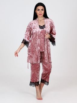 ХП-08 ЖЕНСКИЙ КОМПЛЕКТ ТРОЙКА (Пудровый) - А-дина фото 2