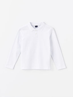 Polo Yaka Basic Uzun Kollu Erkek ?ocuk Ti??rt
