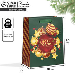 Пакет ламинированный вертикальный Пусть исполнятся все мечты, MS 18 23 10 см - Дарите счастье фото 8