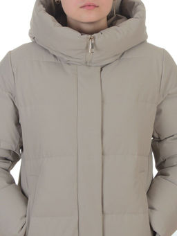 L667 BEIGE Пальто зимнее женское (200 гр. холлофайбер) - Fashion фото 4