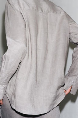 ZW COLLECTION 100% LINEN SHIRT - Zara фото 26