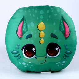 Подушка круглая Дракоша, зелёный - Mni mnu фото 3