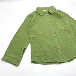 Детская рубашка из муслина GASTON, Белый - Caimano фото 23