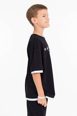 Футболка М225009Па черный