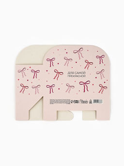 Цена за 5 шт. Коробка для цветов складная Счастье, сердечки, 17?13?7 см